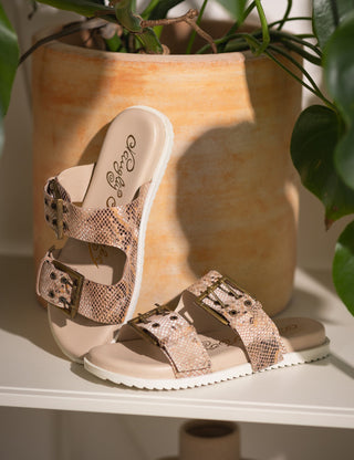 Hey Pony Sandals in Blush Naughty Monkey