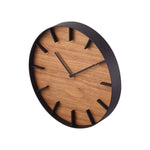 Wall Clock - Steel + Wood - By Baano