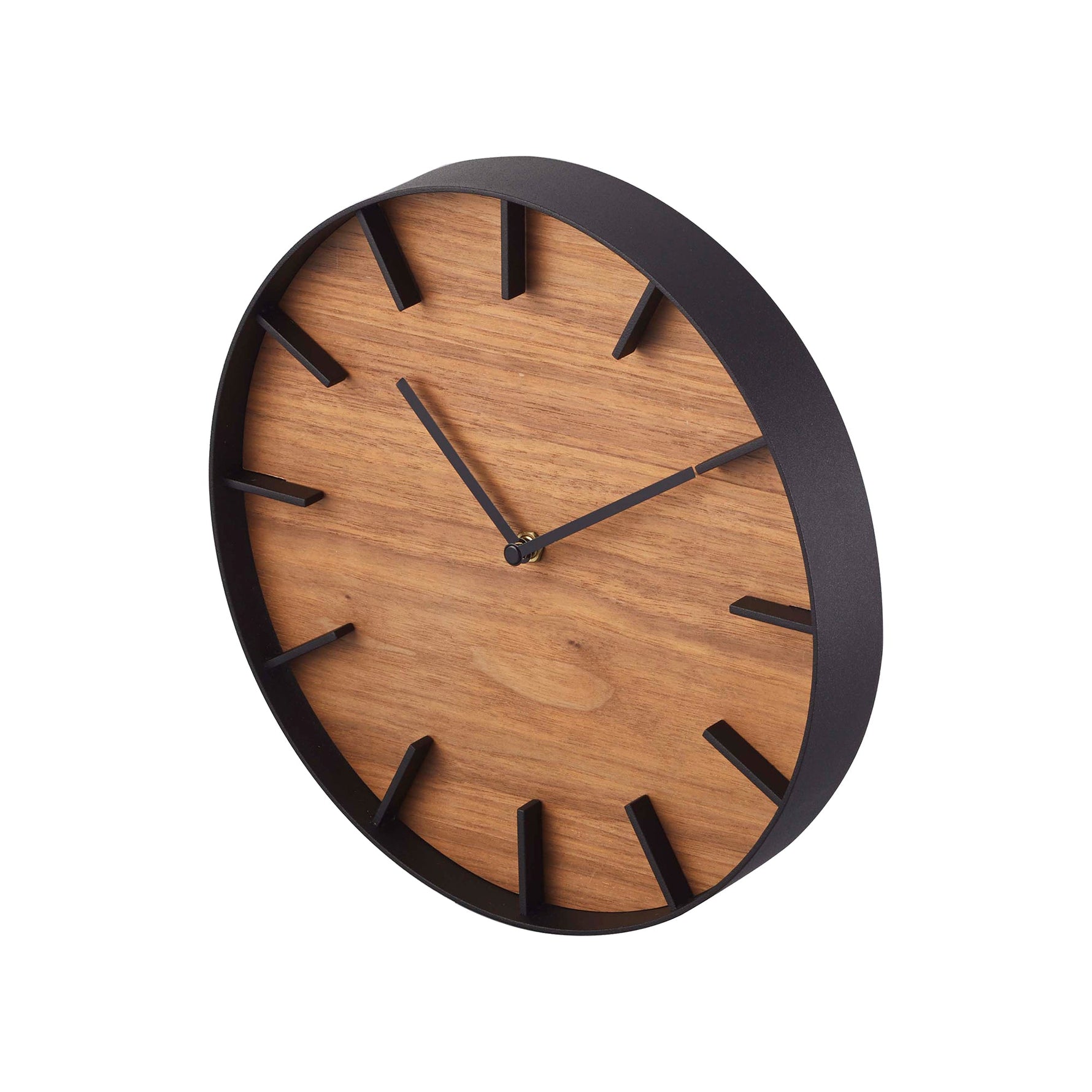 Wall Clock - Steel + Wood - By Baano