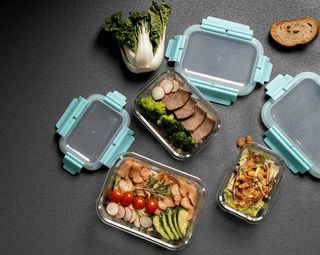 High Top Lid Rectangle Containers