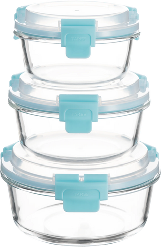 High Top Lid Round Containers