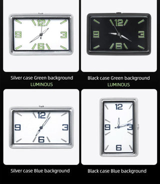 High Quality Auto Fashion Watch Automobile Quartz Clock Car Dashboard Mini Clock Automotive Clock Car Clock Refit Interior Luminous Electronic Quartz Watch Ornaments Car Decoration Ornaments Vehicle Car Accessories Stevvex