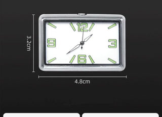 High Quality Auto Fashion Watch Automobile Quartz Clock Car Dashboard Mini Clock Automotive Clock Car Clock Refit Interior Luminous Electronic Quartz Watch Ornaments Car Decoration Ornaments Vehicle Car Accessories Stevvex