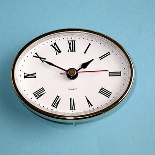 High Quality Vintage Black Metal Art Table Clock Metal Retro Silent Non-Ticking Battery Control Classic Roman dial Small Table Clock for Bedrooms Stevvex