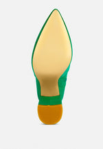 Schiffer High Block Heeled Long Boot