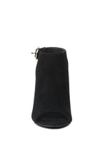 Block Heel Peep Toe Sandals