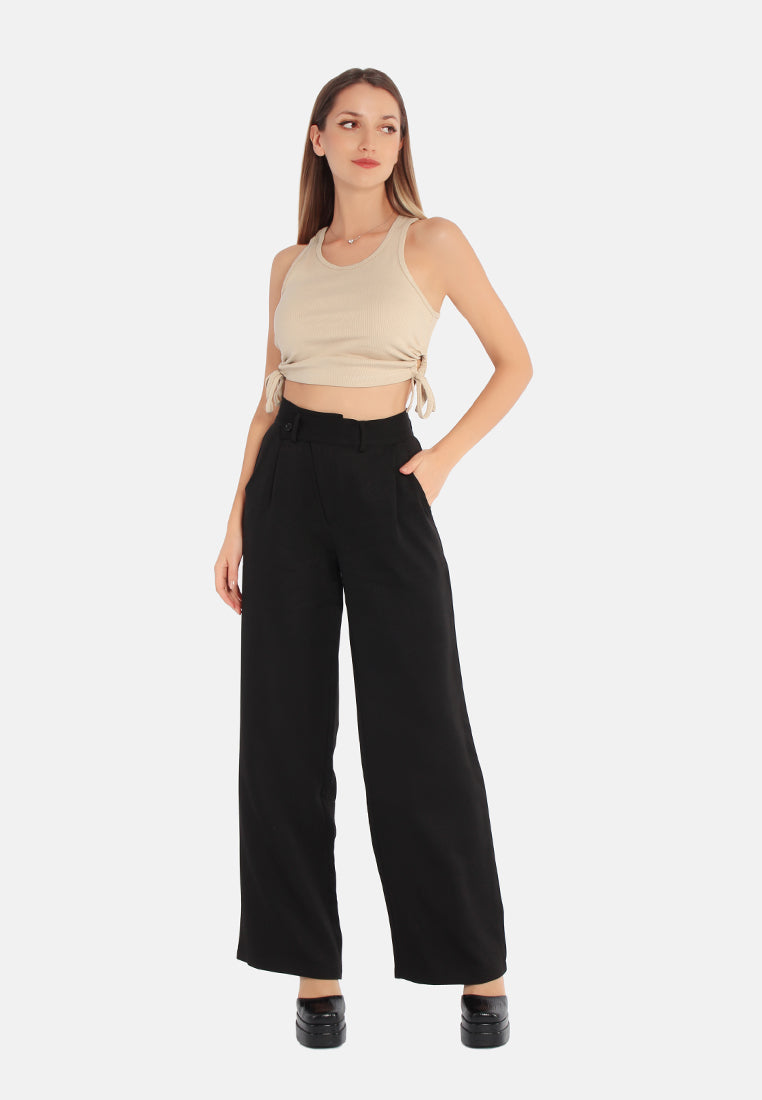 High Waist Flared Pants