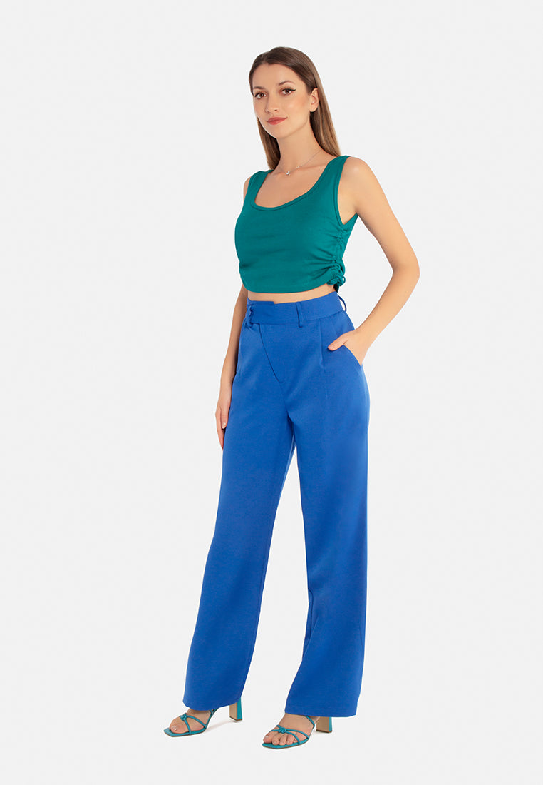 High Waist Flared Pants