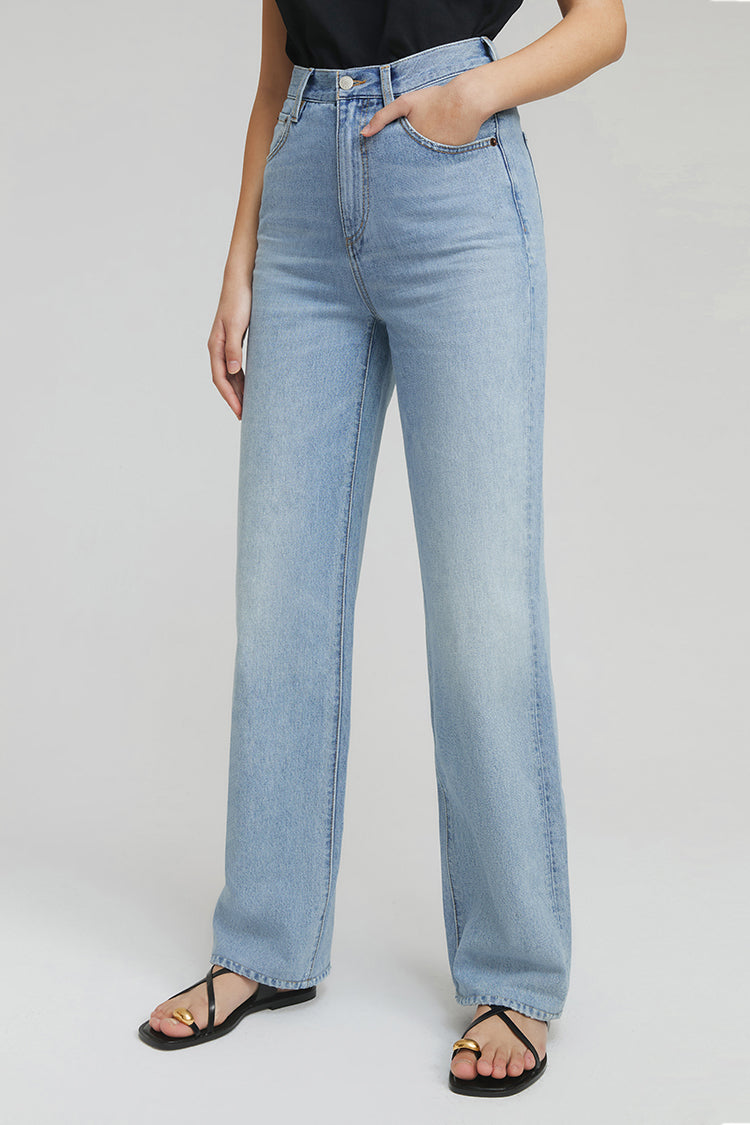 Coney Island Whitefish High Rise Wide Jeans HJ007 Hey Joanie