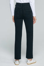 Two Shots High Rise Straight Crop Jeans HJ013 Hey Joanie