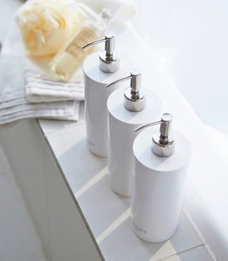 Round Dispenser Bundle - Shampoo, Conditioner, and Body Soap - By Baano