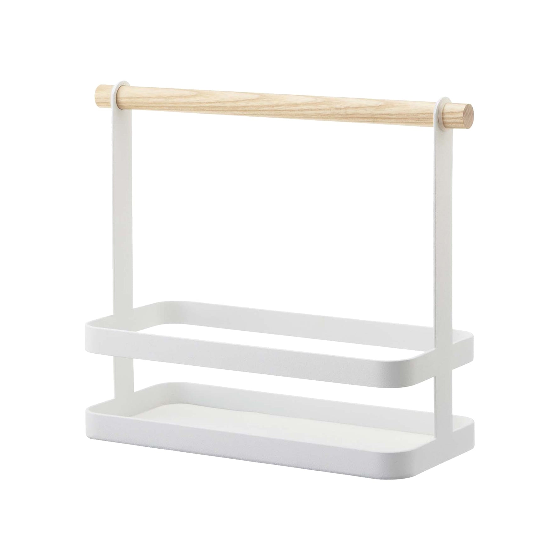 Tabletop Storage Caddy - Steel + Wood - By Baano