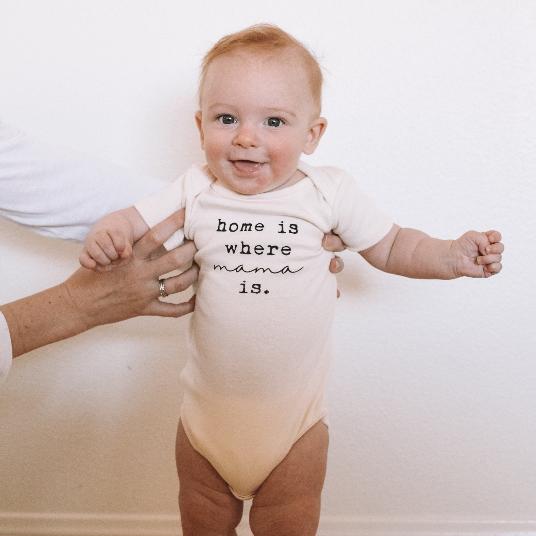 Home is Where Mama is Organic Baby Bodysuit - By Baano