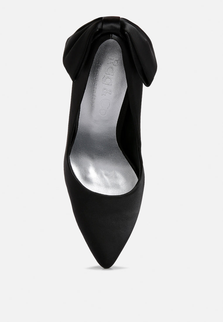 Hornet High Heeled Satin Pump Sandals London Rag International