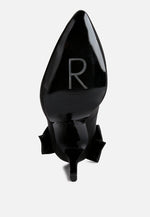 Hornet High Heeled Satin Pump Sandals London Rag International