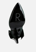 Hornet High Heeled Satin Pump Sandals London Rag International