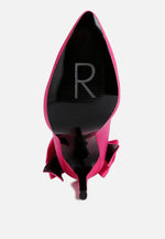 Hornet High Heeled Satin Pump Sandals London Rag International