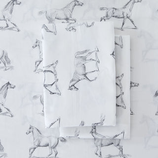 Horses Printed Sheet Set