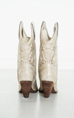 Houston Western Boots in Champagne Naughty Monkey