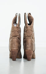 Houston Western Boots in Taupe Naughty Monkey