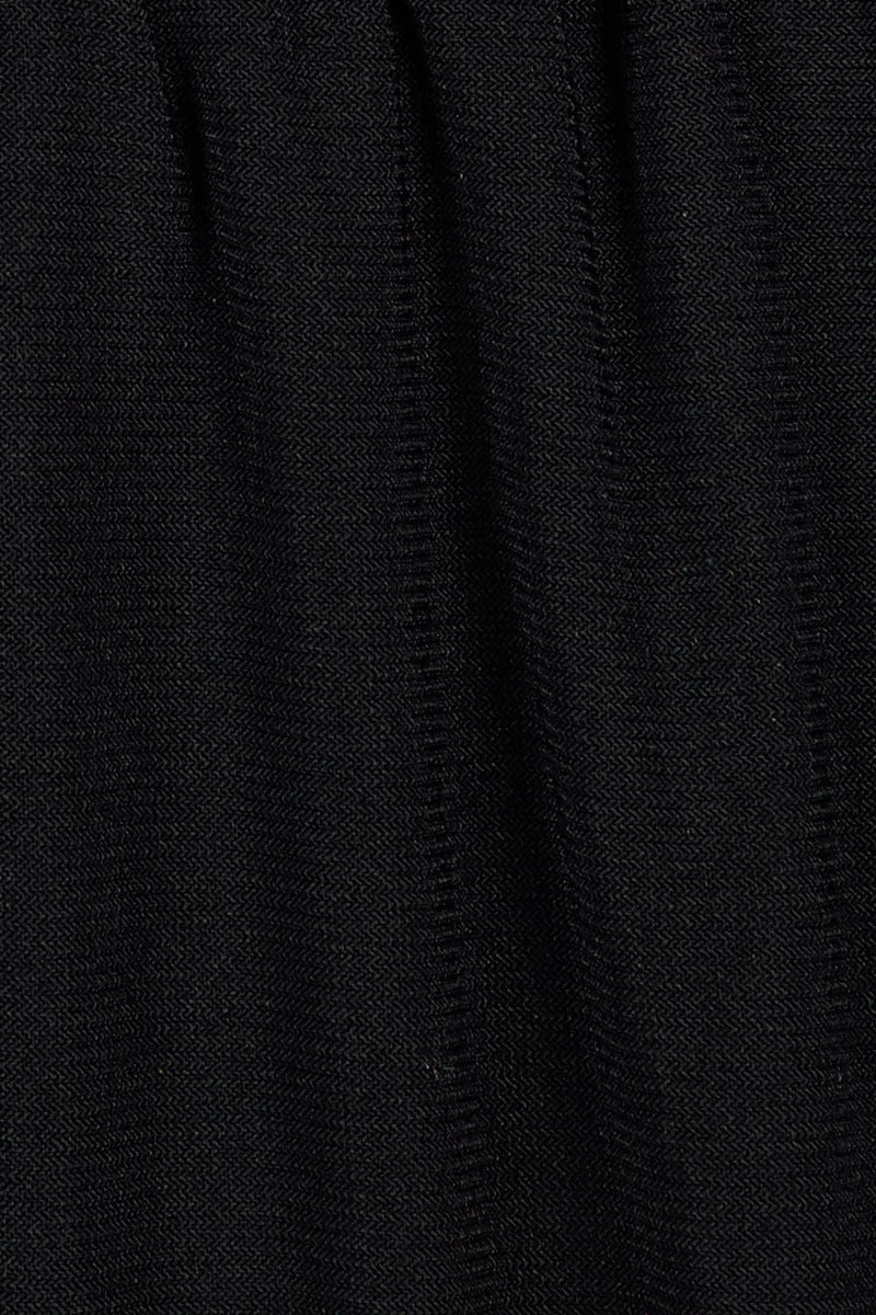 Laundry V - Neck Tie Shoulder Blouson Elastic Waist Solid Jumpsuit - Glamourous Grace