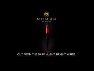 Lumina Matte Black Lacquer Light-up Ballpoint Pen - By Baano