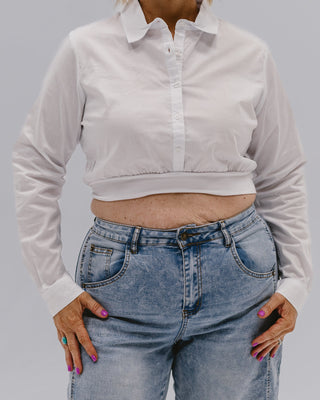 Collared Button Down Halftee - By Baano