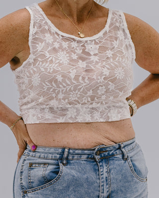 Full Lace Tank Halftee - By Baano