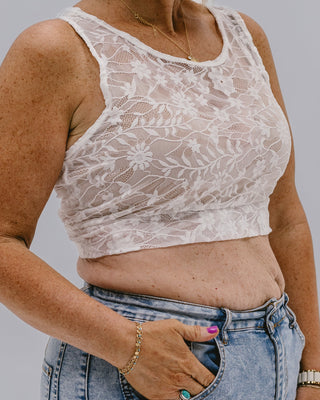 Full Lace Tank Halftee - By Baano