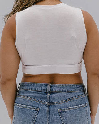 Crew Neck Tank Halftee - By Baano