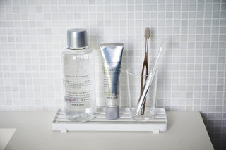 Slotted Bathroom Tray - Steel - By Baano