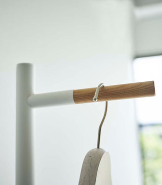 Coat Rack (63.98" H)  - Steel + Wood - By Baano