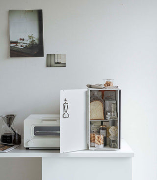 Bread Box - Vertical - Steel - By Baano
