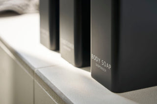 Rectangle Dispenser Bundle - Shampoo, Conditioner, and Body Soap - By Baano