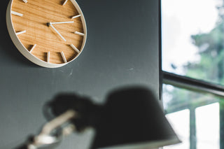 Wall Clock - Steel + Wood - By Baano
