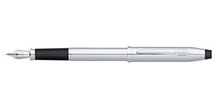 Century® II Lustrous Chrome Fine Nib Fountain Pen - By Baano