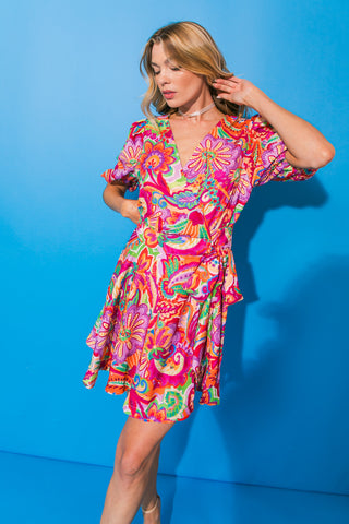 YOUR TO KEEP WOVEN MINI DRESS - By Baano