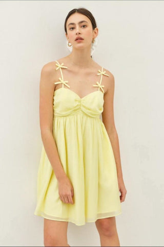 Textured Babydoll Dress