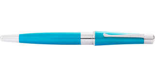 Beverly Translucent Teal Lacquer Fountain Pen - By Baano