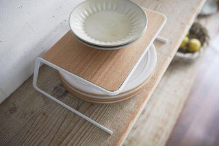 Dish Riser - Small - Steel + Wood - By Baano