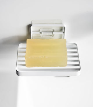 Traceless Adhesive Soap Tray - Steel - By Baano