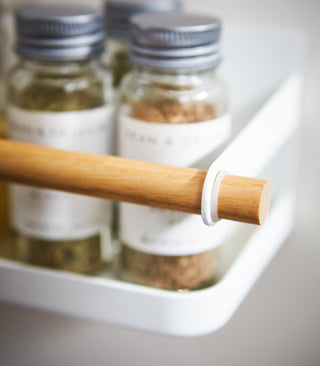 Magnetic Storage Caddy - Steel + Wood - By Baano