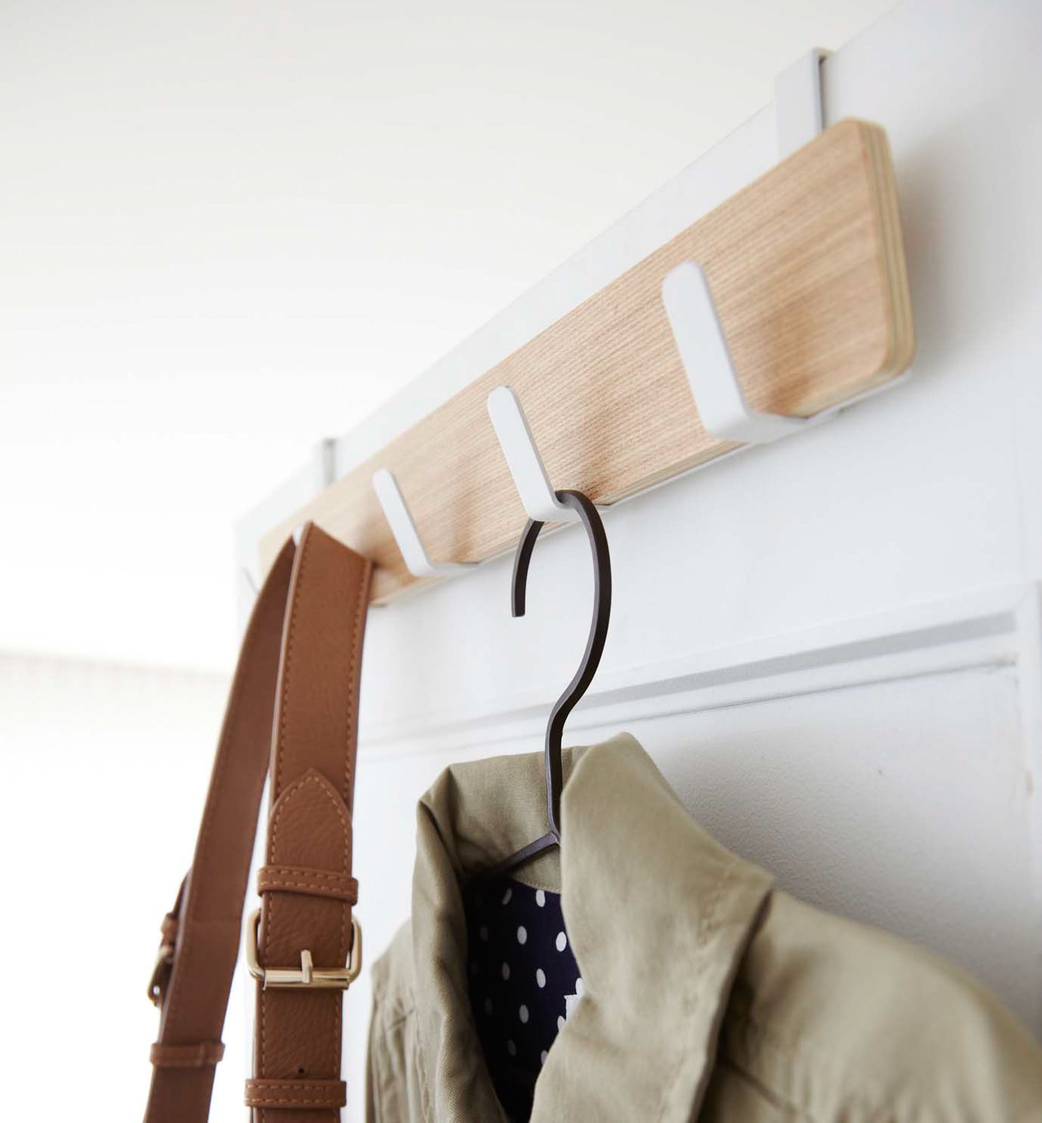 Over-the-Door Rack - Wood - By Baano