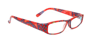 Florence, (Bling) Reading Glasses For Women W (Siam, Montana Blue)  +1.25 .. +3 (Red, Blue) paisley, NY Fifth Avenue.