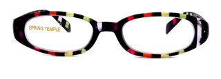 Isabella, (Premium) Reading Glasses, Fashion Reader (Orange, Black, pink) +1.25 +6. Oval, High Magnification, NY Fifth Avenue (Wide Frame)