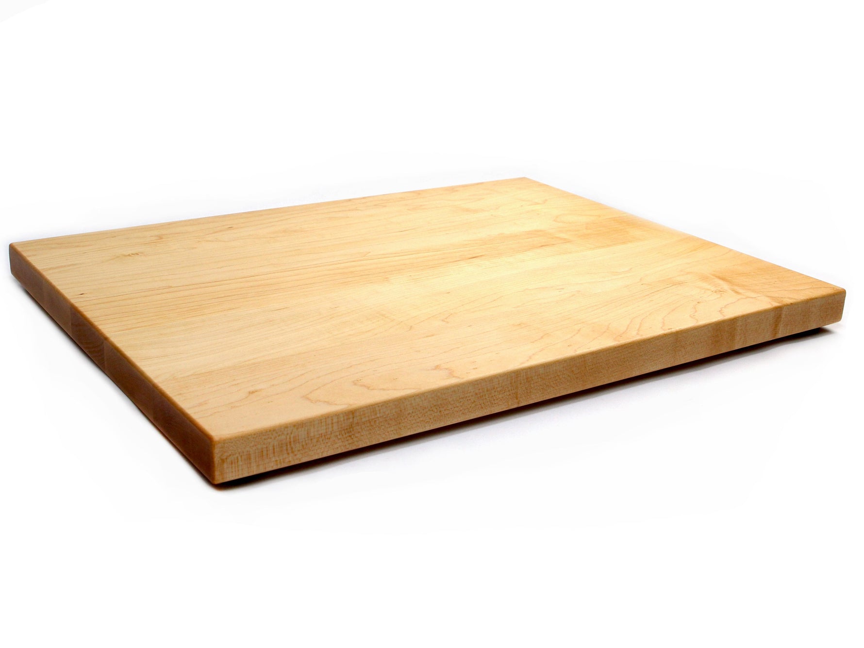 1.25” Thick Extra Large Butcher Block Cutting Board With Rubber Feet, Thick Cutting Board, Wood Chopping Board, American Made Maple Hardwood
