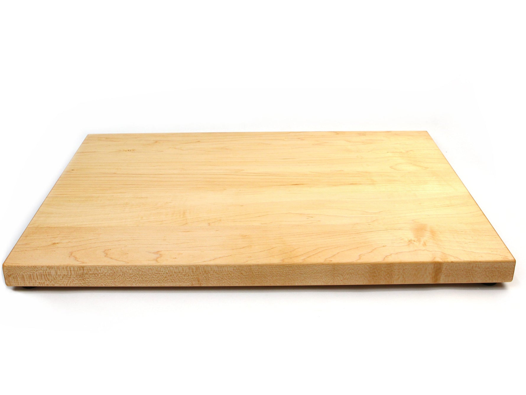 1.25” Thick Extra Large Butcher Block Cutting Board With Rubber Feet, Thick Cutting Board, Wood Chopping Board, American Made Maple Hardwood