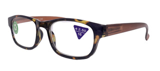 Jade, Premium Reading Glasses High End Reading Glass +1.25 to +6.00 magnifying glasses, Square. Brown, optical Frames