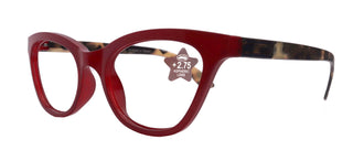 Le Rouge, Premium Reading Glasses High End Reading Glass +1.50 to +3 magnifying glasses (Red Cat Eye) Optical Frames
