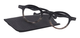 Orlando (Premium) Reading Glasses, High End Readers (Black)  (Round) Magnifying Eyeglasses, Optical, NY Fifth Avenue